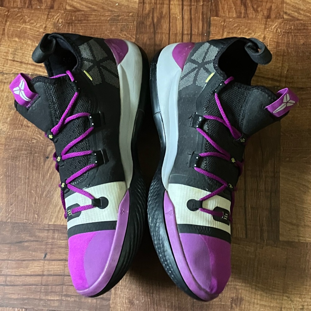 Nike KOBE AD Exodus 2018 LA LAKERS  Purple Black Mamba Grey AV3555-002 Sz 13 - Picture 14 of 16